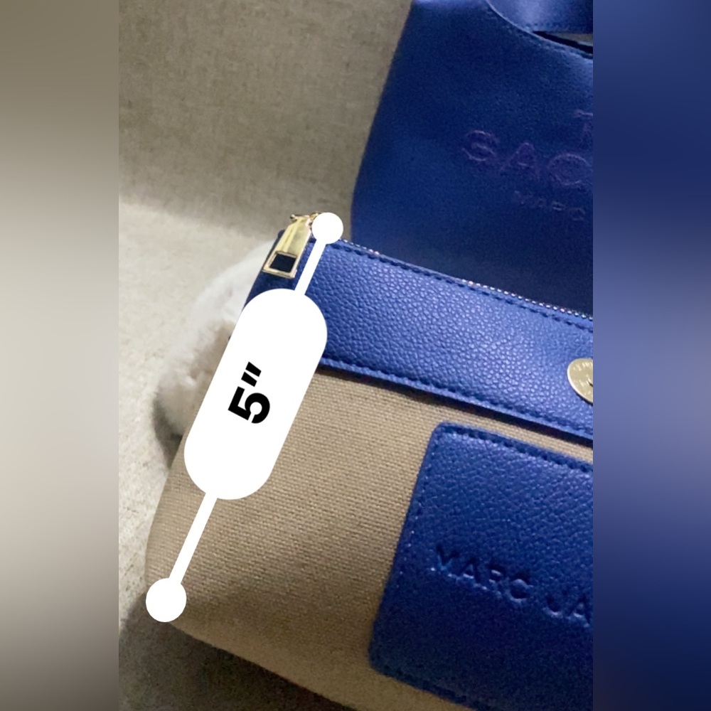 🦋Blue and Tan Clutch & Wristlet Set🦋 - Picture 11 of 17